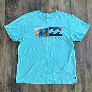 Billabong Men's Aqua Wave Graphic Tee